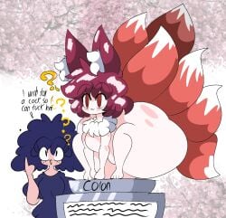 1boy 1boy1girl afro ass big_ass big_butt big_thighs black_hair brainwashed brainwashing brown_hair cherry_blossoms cute_face ears_pointy ears_up english_dialogue english_text exaggerated_anatomy female femboy femboy_focus femboysub fox fox_humanoid fox_tail freckles freckles_on_face gd_colon gigantic_ass gigantic_butt huge_ass huge_butt huge_thighs hyper hyper_ass hyper_butt hyper_genitalia hyper_thighs kitsune large_ass large_butt larger_male massive_ass massive_butt multicolored_fur multicolored_hair multicolored_tail rogy rogywantscoffee sexyvampireloverrogy sitting sitting_down sitting_on_another sitting_on_floor sitting_position smaller_female spread_legs statue summeryfortuna sweat sweater text thighs thighs_bigger_than_head thighs_bigger_than_torso thighs_large wide_ass wide_hips wide_spread_legs wide_thighs writing writing_text youtube youtuber youtuber_boy youtuber_sona