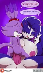 1futa 1girls 2018 anthro big_breasts bigdon1992 blaze_the_cat breasts cum cum_inside dickgirl female femsub fur furry futa_on_female futadom futanari herm hyper intersex invalid_tag larger_futanari leash mammal master nipples nude nyurora nyuroraxbigdon open_mouth patreon penetration pornography purple_fur pussy sega sex simple_background size_difference skunk slave smaller_female sonic_(series) text thick_thighs vaginal_penetration video_games xaxoqual yellow_eyes