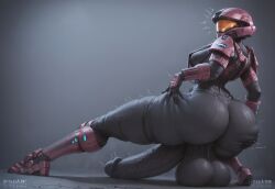 ai_generated armored_female armored_futa autopaizuri balls_on_floor balls_under_clothes bodysuit civitai erection female_spartan_(halo) gripping_ass halo_(game) halo_(series) heavy_balls highres huge_ass huge_balls huge_cock hung_futanari hyper_penis large_ass large_balls large_penis long_penis penis_under_clothes red_armor sagging_balls sagging_testicles sci-fi science_fiction spartan_(halo) squatting thick_thighs tight_clothing veiny_penis video_game_character video_game_franchise video_games