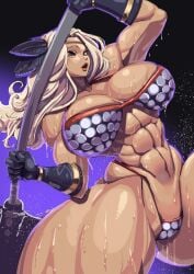 amazon_(dragon's_crown) curvy curvy_body curvy_female curvy_figure dragon's_crown female huge_ass huge_breasts muscular muscular_female sashizume_soutarou sasizume_s soutaro_sasizume tagme thick_thighs voluptuous_female