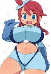 1girls 2024_pokemon_teraleak big_breasts blue_clothing blue_gloves blush breasts creatures_(company) female female_focus female_only game_freak gloves gym_leader human jpeg miyazero nintendo npc npc_trainer pokemon pokemon_bw pokemon_trainer skyla_(pokemon)