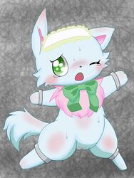 blush bondage bound canine female jewelpet jewelpet_(species) mammal milky_(jewelpet) pussy ジュエルポテト