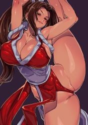 curvy curvy_body curvy_female curvy_figure female huge_ass huge_breasts king_of_fighters mai_shiranui sashizume_soutarou sasizume_s shiranui_mai soutaro_sasizume tagme thick_thighs voluptuous_female