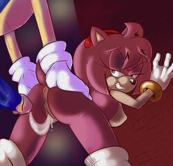 after_sex amy_rose anthro anus ass big_breasts breasts cum cum_in_pussy cum_inside erection female hedgehog male mammal penis pussy sonic_(series) sonic_the_hedgehog toufu_(artist)