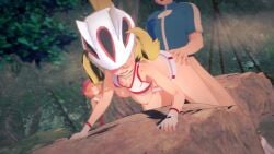 3d animated black_hair black_hair_female blonde blonde-haired_female blonde_female blonde_hair blonde_hair_female blue_eyes blue_eyes_female cum_in_pussy cum_inside feathermaple koikatsu korrina_(pokemon) nintendo orgasm penis_in_pussy penis_in_vagina pokemon pussy vaginal_penetration vaginal_sex video