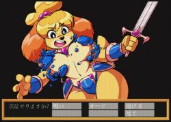 isabelle (animal crossing) from animal crossing by awd