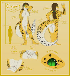 animal_genitalia big_breasts big_tail breasts cloaca dreadlocks female gecko leopard_gecko lizard model_sheet nude pussy reptile scalie theenglishhobo thigh_gap vader-san