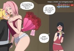 sakura haruno from boruto: naruto next generations by echigakureart