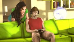 1boy 1girls 3d already_uploaded animated ass average_sized_penis big_ass big_breasts black_hair blowjob breasts brown_hair couch couch_sex cum cum_in_pussy cum_inside cum_on_body electric_fan exhausted fainted fellatio female femdom grinding grinding_on_penis hi_res howlsfm interracial large_breasts latina laura_matsuda light-skinned_male light_skin long_hair longer_than_30_seconds lowres male malesub mp4 no_sound nude nude_female nude_male penis playing_videogame pussy sfm short_video shorter_than_one_minute shorts_down source_filmmaker street_fighter street_fighter_v submissive_male tagme tan-skinned_female tan_skin video