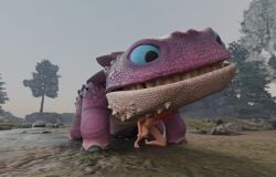 beastiality dinophilia dinosaur fortnite klombo_(fortnite) non_consensual nonconsensual rape skye_(fortnite) smaller_klombo undercover_skye_(fortnite) zoophilia