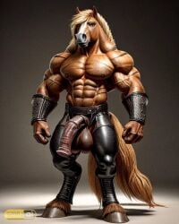 1anthro 1boy 1horse 1man abs ai_generated balls ballsack bara bara_tiddies bara_tits biceps big_balls big_cock big_dick big_penis big_testicles boner brown_body cock deltoids dick equid equine equine_genitalia fat_balls fat_cock fat_penis flared_penis furry gigantic_balls gigantic_cock gigantic_penis gigantic_testicles horse horse_penis horsecock huge_balls huge_cock huge_testicles large_balls large_cock large_dick large_pecs large_pectorals large_penis large_testicles leather_chaps male male_focus male_nipples male_only man_boobs man_breasts man_tits manly monster monster_cock muscle muscles muscular muscular_anthro muscular_male nipples nuts nutsack original original_character pecs pectorals penis scrotum striped_fur stripes testicles thancrus trapezius vein veins veins_on_dick veiny veiny_muscles veiny_penis