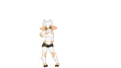 animated anthro anthro_only boxers cute dance dancing forest_chump furry sfw solo topless topless_male