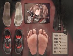 angelina_(arknights) arknights bangs chinese_text citrusted exposure feet feet_fetish feet_focus feet_marks female foot_fetish foot_focus foot_mark footwear footwear_fetish footwear_insole humiliation insole long_hair object_focus photo photo_(object) photography picture prostitution shoe_fetish shoe_insole shoes smelly smelly_feet sneakers soles soles_fetish steam steaming steamy steamy_feet stockings stuck_in_wall sweat sweating sweaty sweaty_feet tagme text thighhighs through_wall toes twintails v vulnerable