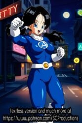 1female 1girls 4 2024 20th_century_fox 20th_century_studios ai_generated ass ass_focus ass_up belt belt_buckle black_hair black_hair_female blue_clothes blue_clothing blue_eyes blue_eyes_female blue_suit breasts buildings city clothed clothed_female clothes clothing cosplay cosplayer curvaceous curvaceous_ass curvaceous_body curvaceous_female curvaceous_figure curvaceous_hips curvaceous_thighs curvy curvy_ass curvy_body curvy_female curvy_figure curvy_hips curvy_thighs digital_art digital_media digital_media_(artwork) dragon_ball dragon_ball_z fanart fantastic_four female female_focus female_human female_only fist_clenched fists fists_clenched gloves hair_ornaments hourglass_figure human latex latex_bodysuit latex_clothing latex_gloves latex_suit latex_thighhighs looking_at_viewer marvel marvel_comics messy_hair moon night no.4 number number_on_body parody patreon patreon_exclusive patreon_link patreon_url patreon_username round_ass round_boobs round_breasts round_butt round_tits shiny shiny_ass shiny_body shiny_boobs shiny_booty shiny_breasts shiny_butt shiny_clothes shiny_hair shiny_skin shiny_thighhighs shiny_thighs shiny_tits sinochobotnice solo solo_female solo_focus spandex spandex_bodysuit spandex_clothing spandex_suit sue_storm_(cosplay) superheroine thick thick_ass thick_body thick_breasts thick_butt thick_hips thick_legs thick_lips thick_thighs titties town twintails videl videl_(long_hair) voluptuous voluptuous_female white_belt white_gloves