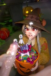 blowjob cum cum_in_mouth female halloween handjob lexa_(fortnite) licking licking_penis moaning penis_lick tagme video