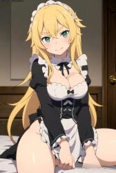 ai_generated blonde_hair frederica_baumann green_eyes high_resolution highres re:zero_kara_hajimeru_isekai_seikatsu seductive sex