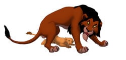 1boy 1girls big_dom_small_sub cub disney feline female feral feral_on_feral forced furry kisu lion male mammal nala penis rape scar scar_(the_lion_king) sex size_difference straight tears testicles the_lion_king white_background young