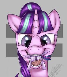 2015 ass duo equine female feral friendship_is_magic hair hoof34 horn long_hair macro mammal my_little_pony pegasus pussy saliva starlight_glimmer teeth tongue twilight_sparkle_(mlp) two_tone_hair unicorn vore what wings yuri