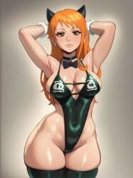 ai_generated female female_only mexkwigo nami_(one_piece) one_piece swimsuit