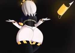 1girls ass_bigger_than_head ass_focus disassembly_drone glitch_productions murder_drones png robot_girl tagme thighs v_(murder_drones) wide_hips