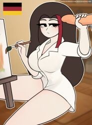 animated countryhumans countryhumans_girl germany_(countryhumans) germany_(what_if_animation) what_if_animation(artist)