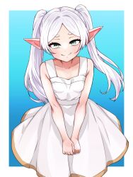 1girls 2d adjusting_clothes adjusting_panties aqua_eyes bangs bare_shoulders belt bent_over blue_eyes blue_hair blush breasts chromatic_aberration clothing cute elf elf_ears elf_female elf_girl embarrassed embarrassed_female eyebrows fanart fantasy female female_focus female_only frieren from_behind gradient_hair green_eyes grey_hair hair_ornament high_resolution holding horny horny_female large_filesize leaning_forward legs light_skin limited_visibility long_hair looking_at_viewer looking_back male male/female multicolored_hair navel nek'tahr nektahr open_mouth panties pantsu parted_bangs patreon_username pettanko pink_hair pixiv_username pointed_ears portrait pussy red_eyes romantic shy silver_hair simple_background small_breasts smile smiley_face solo solo_female sousou_no_frieren standing swimsuit thick_eyebrows thighs tied_hair towel traced traced_art twintails twitter twitter_username two_side_up underwear underwear_only very_high_resolution very_long_hair white_bikini white_bra white_hair white_panties white_shirt white_skin white_underwear