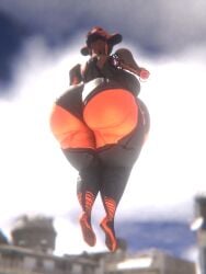 big_ass big_breasts breasts bubble_butt cleavage female huge_ass huge_breasts qzk_forte tagme thick_thighs wide_hips