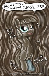 equine friendship_is_magic goo horse mammal masturbation maud_pie maud_pie_(mlp) mud my_little_pony pony rocky_(mlp) smudge_proof solo the_smooze what young younger