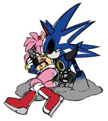 amy_rose anthro ass breasts colored crying duo edited female green_eyes hedgehog machine mammal marthedog mechanical metal_sonic neo_metal_sonic nipples open_mouth penetration pink_eyes pink_fur pussy robot robot_cum sega slime sonic_(series) sonic_heroes