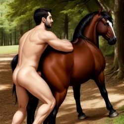 ai_generated animal feral frosting.ai horse human human_penetrating human_penetrating_feral penetration_from_behind self_upload