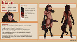 1boy anthro arabian balls blaze equine friesian horse male male_only mammal model_sheet penis quarab quarter_horse risenangel solo svadil xrisenangelx