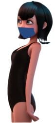 black_hair black_leotard columbia_pictures gagged hotel_transylvania leotard mavis_dracula shitpost shitty_edit sony_pictures_animation