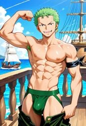roronoa zoro from one piece by twall97