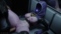 1girl1boy 1girls 3d 3d_animation animated athletic_female blender_(software) commander_shepard facelesstrigger mass_effect missionary_position partially_clothed quarian sex sound tagme tali&#039;zorah_nar_rayya thick_thighs vaginal_penetration video wide_hips