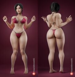 1girls 3d 3d_(artwork) ada_wong big_ass big_breasts big_thighs breasts capcom curvaceous curvy curvy_figure female female_only francis_brown hips light-skinned_female light_skin mature mature_female resident_evil resident_evil_2 resident_evil_4 slim_waist thick thick_hips thick_legs thick_thighs thighs voluptuous waist wide_hips