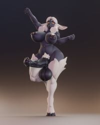 anthro futa_only futanari horsecock horsecock_futanari leodamodeler reinette_(nanokindred) sheep