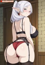 1girls ai_generated aindroidparanoid ass ass_focus big_ass big_breasts big_butt breasts busty cameltoe cheeks curvy cute elf elf_ears elf_female elf_girl fat_ass female female_only frieren frieren_beyond_journey's_end from_behind garter_belt garter_straps gigantic_ass hair hi_res hips huge_ass huge_breasts human large_ass large_breasts legs lingerie massive_ass narrow_waist perfect_ass slim_waist sousou_no_frieren stable_diffusion tagme thick_ass thick_thighs voluptuous waist white_hair wide_hips