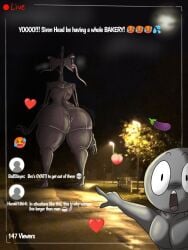 1femboy 1male 2male 2males ass big_ass bottom_heavy_femboy bubble_ass bubble_butt enormous_ass femboy huge_ass huge_butt huge_thighs japansadface large_ass large_butt livestream livestreaming male massive_ass massive_butt massive_thighs siren_head tagme thicc_thighs thick_thighs trevor_henderson wide_hip wide_hips wide_thighs