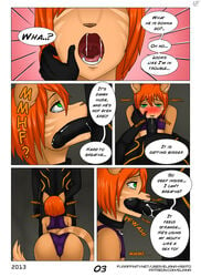 animal_ears anthro ass belt blush bulge cat_ears cave clothing collar comic crossdressing deepthroat dirty_talk eliana-asato erection eye_contact feline fellatio femboy forced ginger ginger_(iginger) green_eyes hair imminent_deepthroat imminent_oral kneeling looking_at_viewer male mammal open_mouth oral oral_sex orange_hair original outfit pants penis pinup pose pov presenting_mouth presenting_throat rape rubber saliva saliva_string sex short_hair sucking throat tight_clothing uncut underwear x-ray yaoi