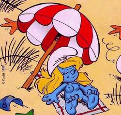 alternate_breast_size female female_only smurf smurfette solo tagme the_smurfs