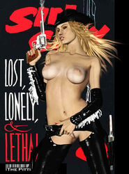 3d actress celebrity chaps cowboy_hat dark_horse_comics jessica_alba nancy_callahan nipples pussy real_person sin_city the_pitt