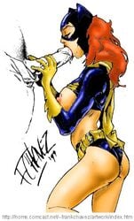 1990s 1999 20th_century barbara_gordon batgirl batman_(series) colored dc_comics female frank_chavez human male nipples penis straight