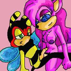 artist_request charmy_bee furry furry_only sonic_(series) straight_hair tagme