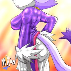 anthro blaze_the_cat cat feline female female_only fur mammal monkeyxflash purple_fur sega solo sonic_(series) straight_hair tagme