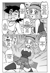 ahe_gao amourshipping blush dialogue gouguru heart heart-shaped_pupils human human_only nintendo penis pokemon pokemon_(anime) satoshi_(pokemon) serena_(pokemon) tagme translated vaginal vaginal_penetration