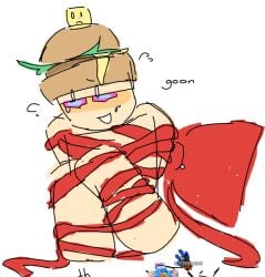 007n7 007n7_(forsaken) blocky_anatomy blocky_body burger burger_hat dominant_pov embarassed embarassed_male embarrassed_nude_male forsaken_(roblox) free_draw gift gift_bow gift_wrapped gifting_self hat kinda male male_only no_porn red_ribbon red_ribbons roblox roblox_avatar roblox_game robloxian runii self_upload suggestive wrapped wrapped_up