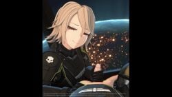 1boy 1girls 3d_animation animated anna_anon arrowhead_game_studios blonde_female blonde_hair faceless_male female female_focus gloved_handjob gloves handjob helldiver_(helldivers) helldivers helldivers_2 hi_res highres light-skinned_female light_skin longer_than_10_seconds looking_at_viewer loop male male/female military_uniform pov shorter_than_30_seconds sound space tagme video voice_acted