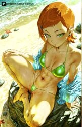 1girls ai_generated bikini cameltoe female female_focus female_only floresai gwen_tennyson huge_butt medium_breasts narrow_waist naughty_face patreon patreon_url patreon_username perspective perspective_shot slender_frame thick_thighs
