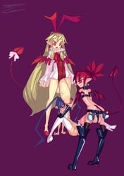 1boy 2girls ahe_gao androgynous backsack balls blush club_shaped_penis crossdressing cum cum_drip demon_boy demon_girl demon_tail demon_wings demons disgaea docking etna exposed_balls exposed_nipples exposed_penis femboy flonne futa_is_bigger futa_on_male futanari girly high_heel_boots high_heels huge_cock huge_penis hyper_balls hyper_penis hyper_testicles intersex laharl large_penis long_penis male necrosmos partially_clothed penis penis_size_comparison penis_size_difference red_eyes spread_legs testicles thick_penis threesome trap veiny_penis