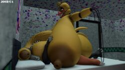 3d animatronic anthro avian balls_on_face beak bed big_ass big_breasts big_nipples bird black_body brown_nipples canid canine chica_(fnaf) chicken cowgirl_position dynal_(theonlydynal) fat_ass five_nights_at_freddy's five_nights_at_freddy's_2 futanari grabbing_balls hand_on_balls hand_on_breast hyper_breasts hyper_penis intersex josh-u4 male mammal no_hands pink_eyes pleasured source_filmmaker thick_ass thick_thighs white_hair withered_chica withered_chica_(fnaf) yellow_body